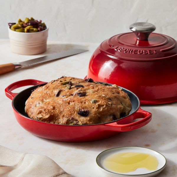 Le Creuset Signature Cast Iron 9.5" Cerise Bread Oven - Image 2