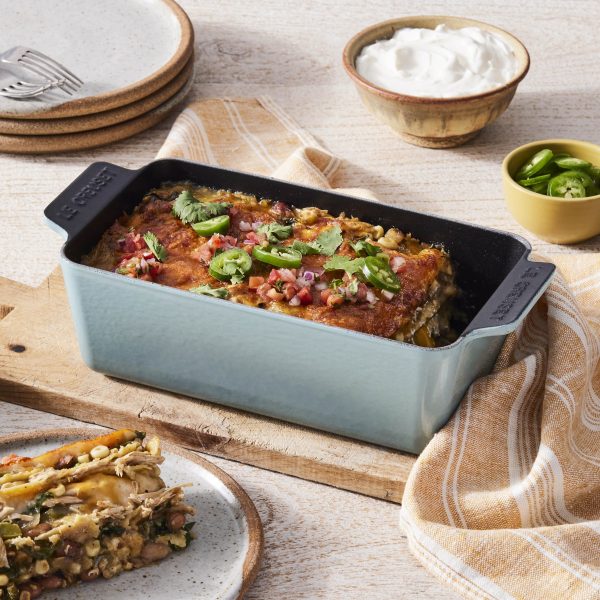 Le Creuset Signature Cast Iron 9 x 5" Sea Salt Loaf Pan - Image 2