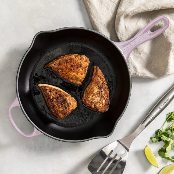 Le Creuset Signature Cast Iron 10.25" Shallot Iron Handle Skillet - Image 7