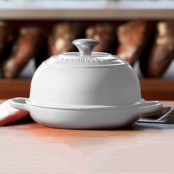 Le Creuset Signature Cast Iron 9.5" White Bread Oven - Image 4