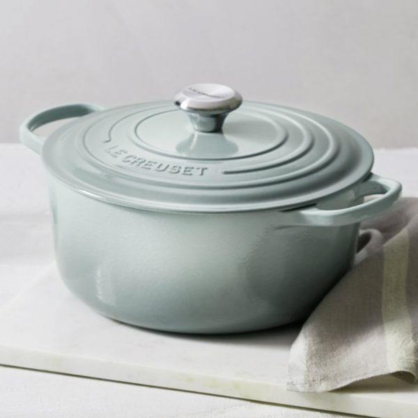 Le Creuset Signature Cast Iron 9-quart Sea Salt Round Dutch Oven - Image 8