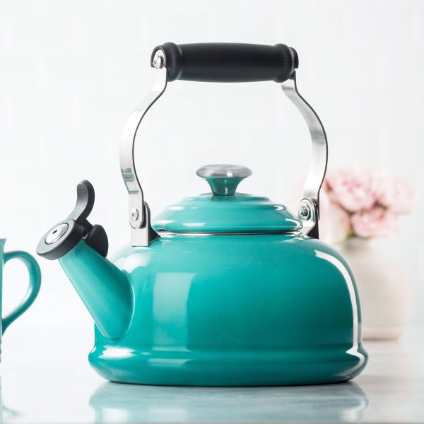 Le Creuset Enameled Steel 1.7-quart Caribbean Whistling Tea Kettle - Image 4
