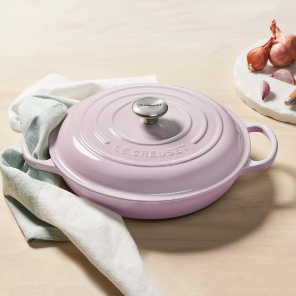 Le Creuset Signature Cast Iron 3.5-quart Shallot Braiser - Image 2