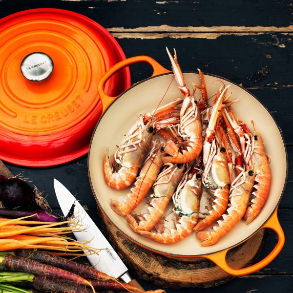 Le Creuset Signature Cast Iron 5-quart Flame Braiser - Image 7