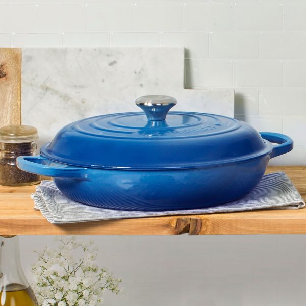 Le Creuset Signature Cast Iron 3.5-quart Marseille Braiser - Image 6