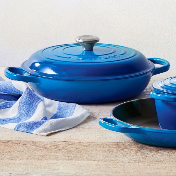 Le Creuset Signature Cast Iron 5-quart Marseille Braiser - Image 6