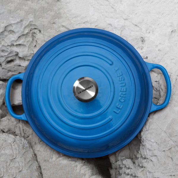 Le Creuset Signature Cast Iron 5-quart Marseille Braiser - Image 5