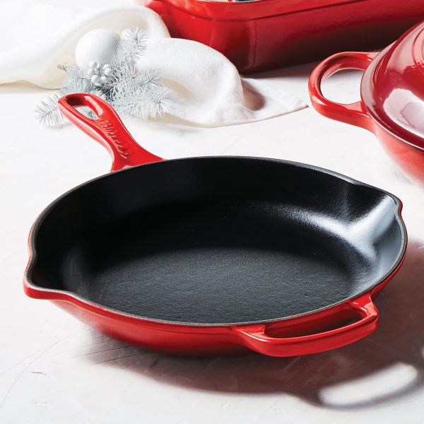 Le Creuset Signature Cast Iron 10.25" Cerise Skillet - Image 2