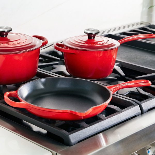 Le Creuset Signature Cast Iron 11.75" Cerise Skillet - Image 5