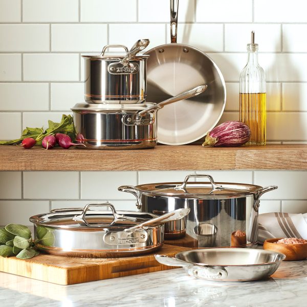 All-Clad Copper Core 15 Piece Cookware Set - Image 6