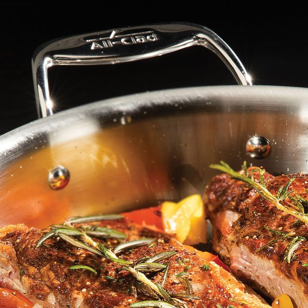 All-Clad d5 Brushed Stainless 4-quart Weeknight Pan - Image 4