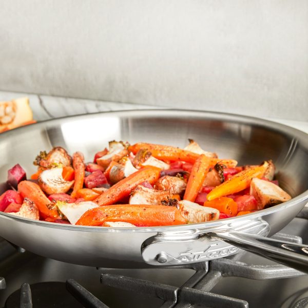 All-Clad d5 Brushed Stainless 8" Fry Pan - Image 2