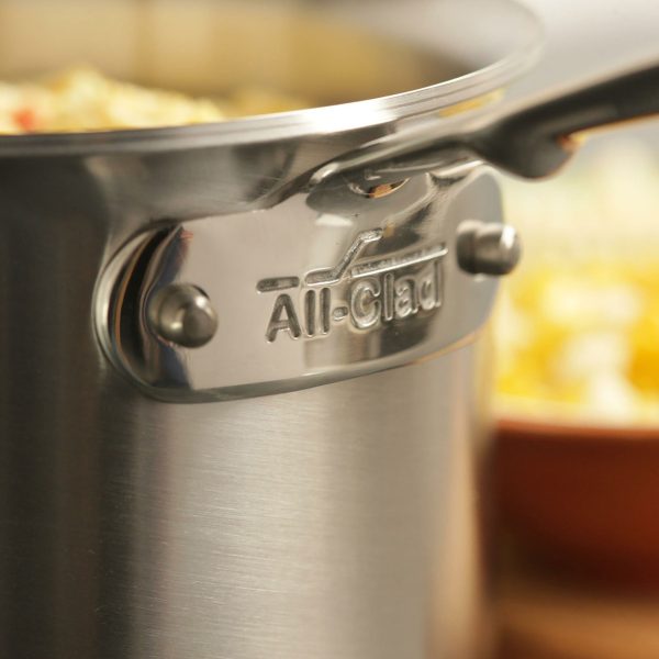 All-Clad d5 Brushed Stainless 4-quart Saucepan with Loop Handle - Image 5