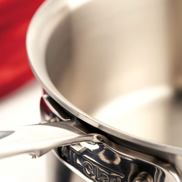 All-Clad d5 Brushed Stainless 3-quart Saucepan with Loop Handle - Image 4