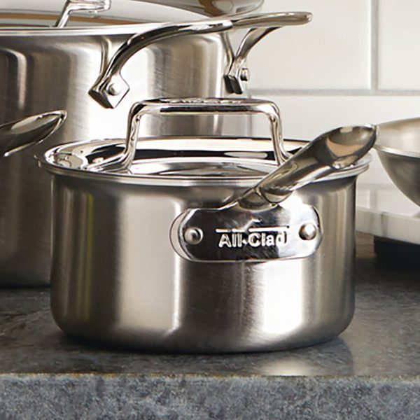 All-Clad d5 Brushed Stainless 2-quart Saucepan - Image 5