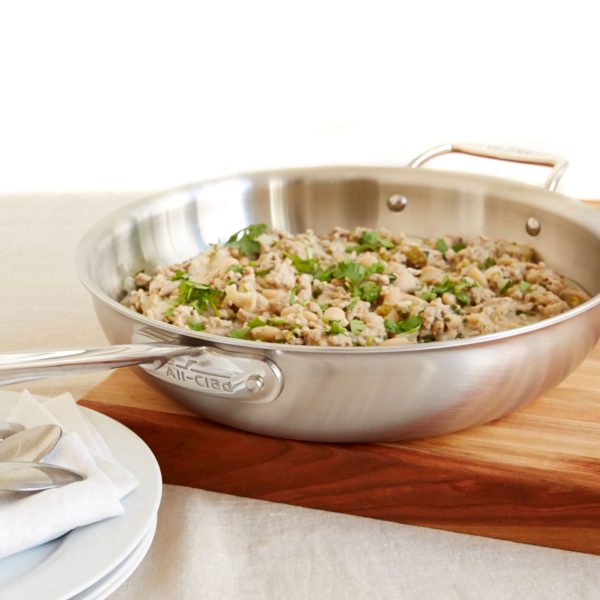 All-Clad d5 Brushed Stainless 4-quart Weeknight Pan - Image 2