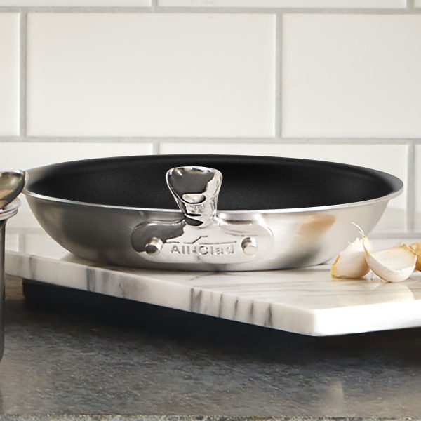 All-Clad d5 Brushed Stainless 10" Nonstick Fry Pan - Image 2