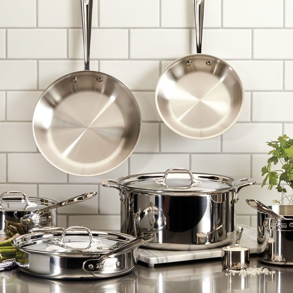 All-Clad d3 Stainless 10 Piece Cookware Set - Image 7