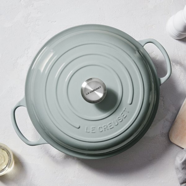 Le Creuset Signature Cast Iron 3.5-quart Sea Salt Braiser - Image 3