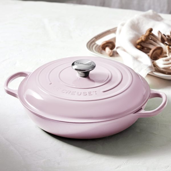 Le Creuset Signature Cast Iron 3.5-quart Shallot Braiser - Image 5