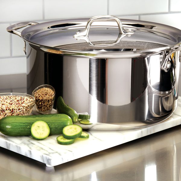 All-Clad d3 Stainless 8-quart Stock Pot - Image 5