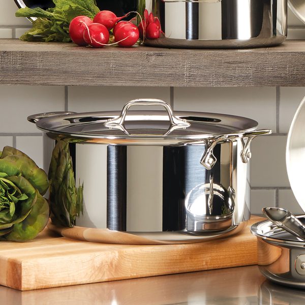 All-Clad d3 Stainless 8-quart Stock Pot - Image 6