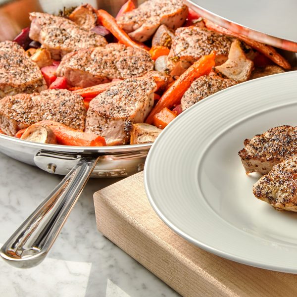 All-Clad d3 Stainless 4-quart Weeknight Pan - Image 4