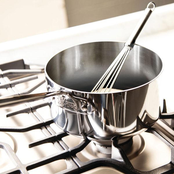 All-Clad d3 Stainless 1-quart Saucepan - Image 4