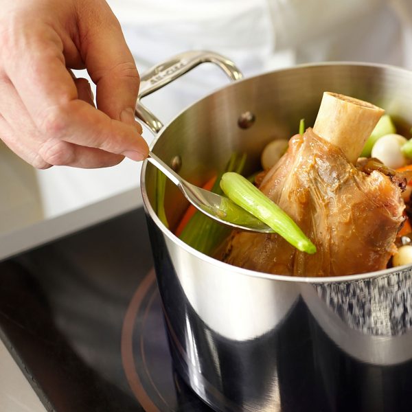 All-Clad d3 Stainless 4-quart Saucepan with Helper Handle - Image 2
