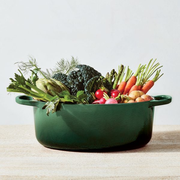 Le Creuset Signature Cast Iron 6.75-quart Artichaut Oval Dutch Oven - Image 5