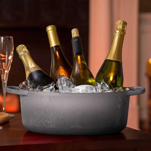 Le Creuset Signature Cast Iron 8-quart Oyster Oval Dutch Oven with Copper Knob - Image 6