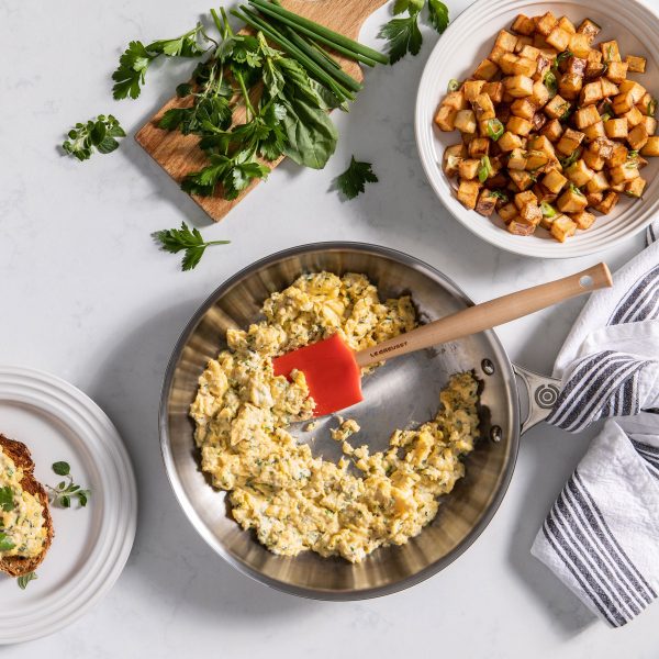 Le Creuset Stainless Steel 8 & 10" Fry Pan Set - Image 3