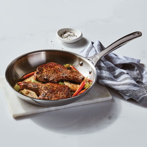 Le Creuset Stainless Steel 8 & 10" Fry Pan Set - Image 7