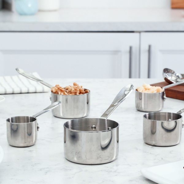 All-Clad 5 Piece Stainless Steel Measuring Cup Set - Image 2