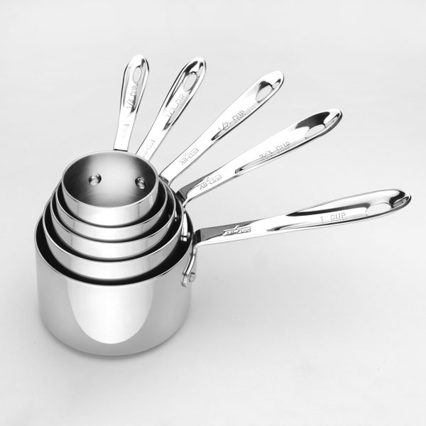 All-Clad 5 Piece Stainless Steel Measuring Cup Set - Image 3