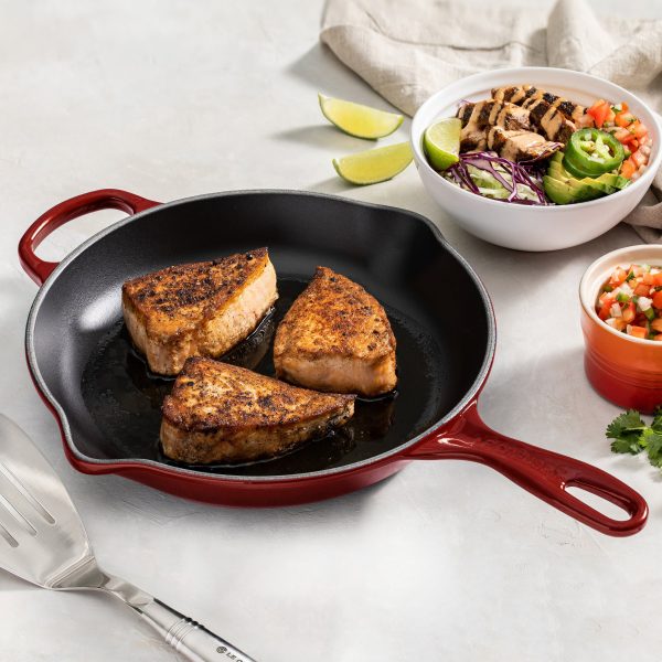 Le Creuset Signature Cast Iron 10.25" Rhone Skillet - Image 6