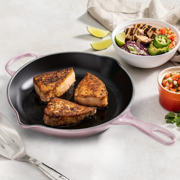 Le Creuset Signature Cast Iron 10.25" Shallot Iron Handle Skillet - Image 2