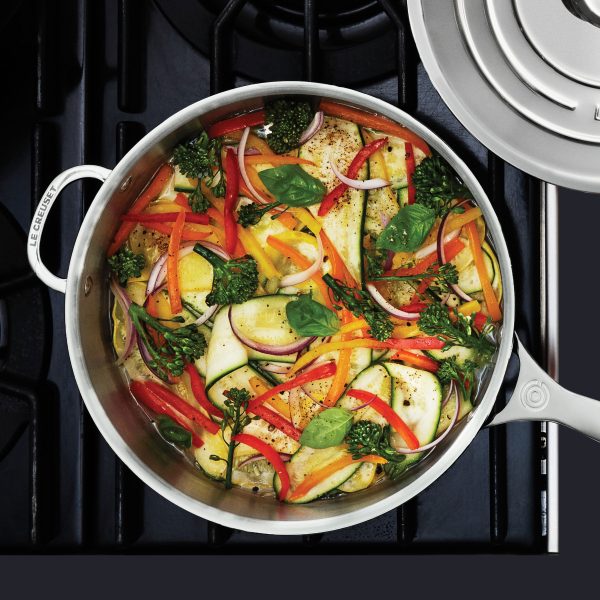 Le Creuset Stainless Steel 10 Piece Cookware Set - Image 4
