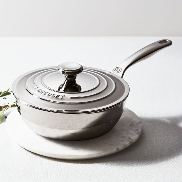 Le Creuset Stainless Steel 2-quart Saucier - Image 2