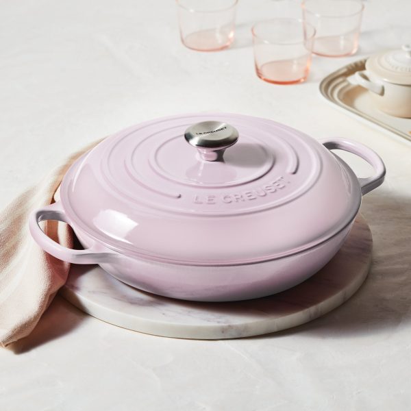 Le Creuset Signature Cast Iron 3.5-quart Shallot Braiser - Image 6