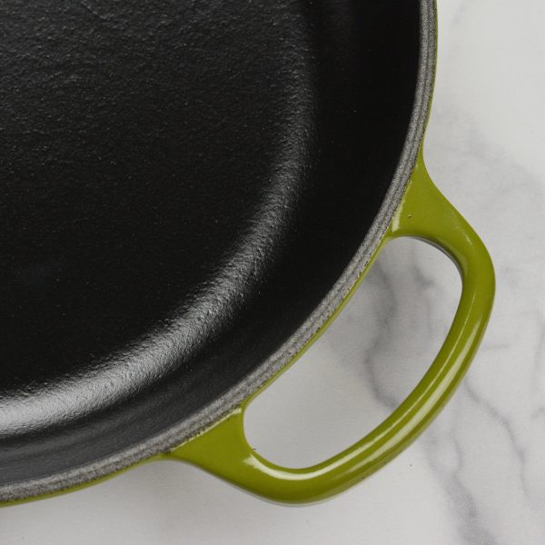 Le Creuset Signature Cast Iron 10.25" Olive Skillet - Image 6