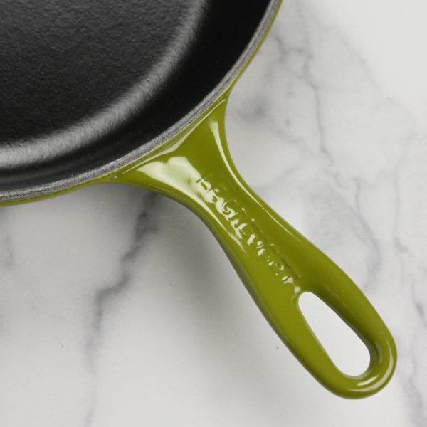 Le Creuset Signature Cast Iron 10.25" Olive Skillet - Image 4