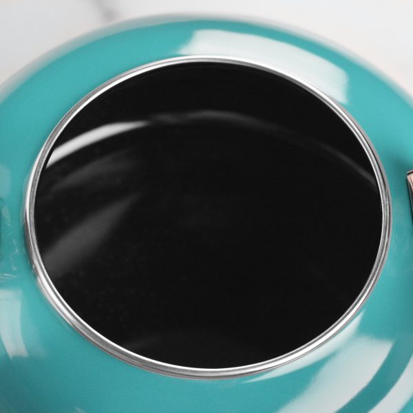 Le Creuset Enameled Steel 1.7-quart Caribbean Whistling Tea Kettle - Image 5