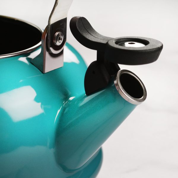 Le Creuset Enameled Steel 1.7-quart Caribbean Whistling Tea Kettle - Image 3
