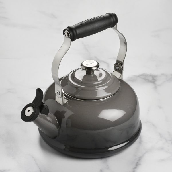 Le Creuset Enameled Steel 1.7-quart Oyster Whistling Tea Kettle - Image 7
