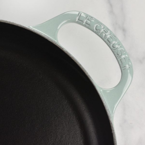 Le Creuset Signature Cast Iron 11" Sea Salt Everyday Pan - Image 3
