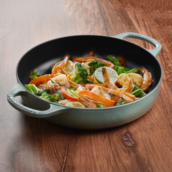 Le Creuset Signature Cast Iron 11" Sea Salt Everyday Pan - Image 2