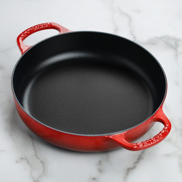 Le Creuset Signature Cast Iron 11" Cerise Everyday Pan - Image 6