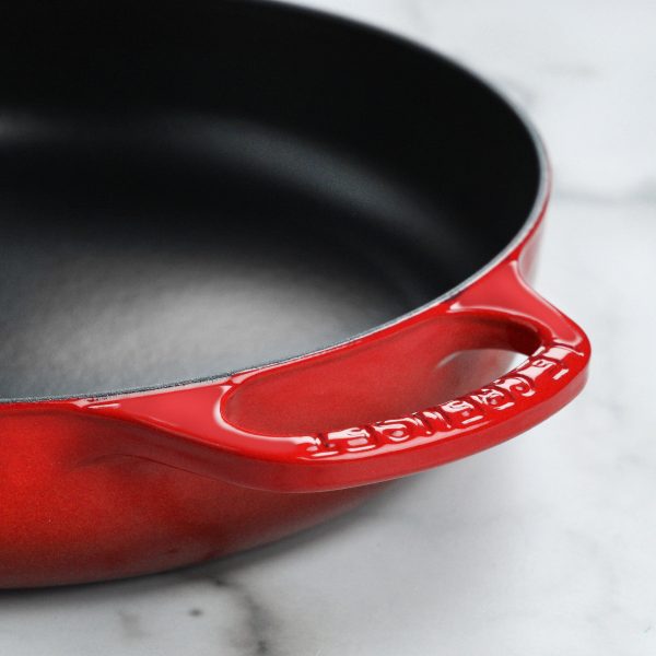 Le Creuset Signature Cast Iron 11" Cerise Everyday Pan - Image 7