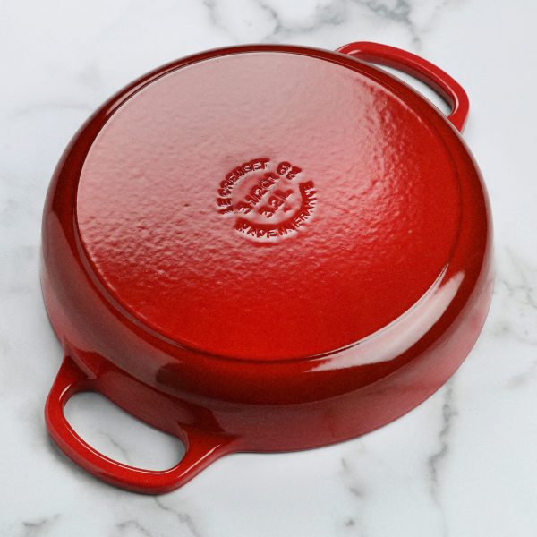 Le Creuset Signature Cast Iron 11" Cerise Everyday Pan - Image 4